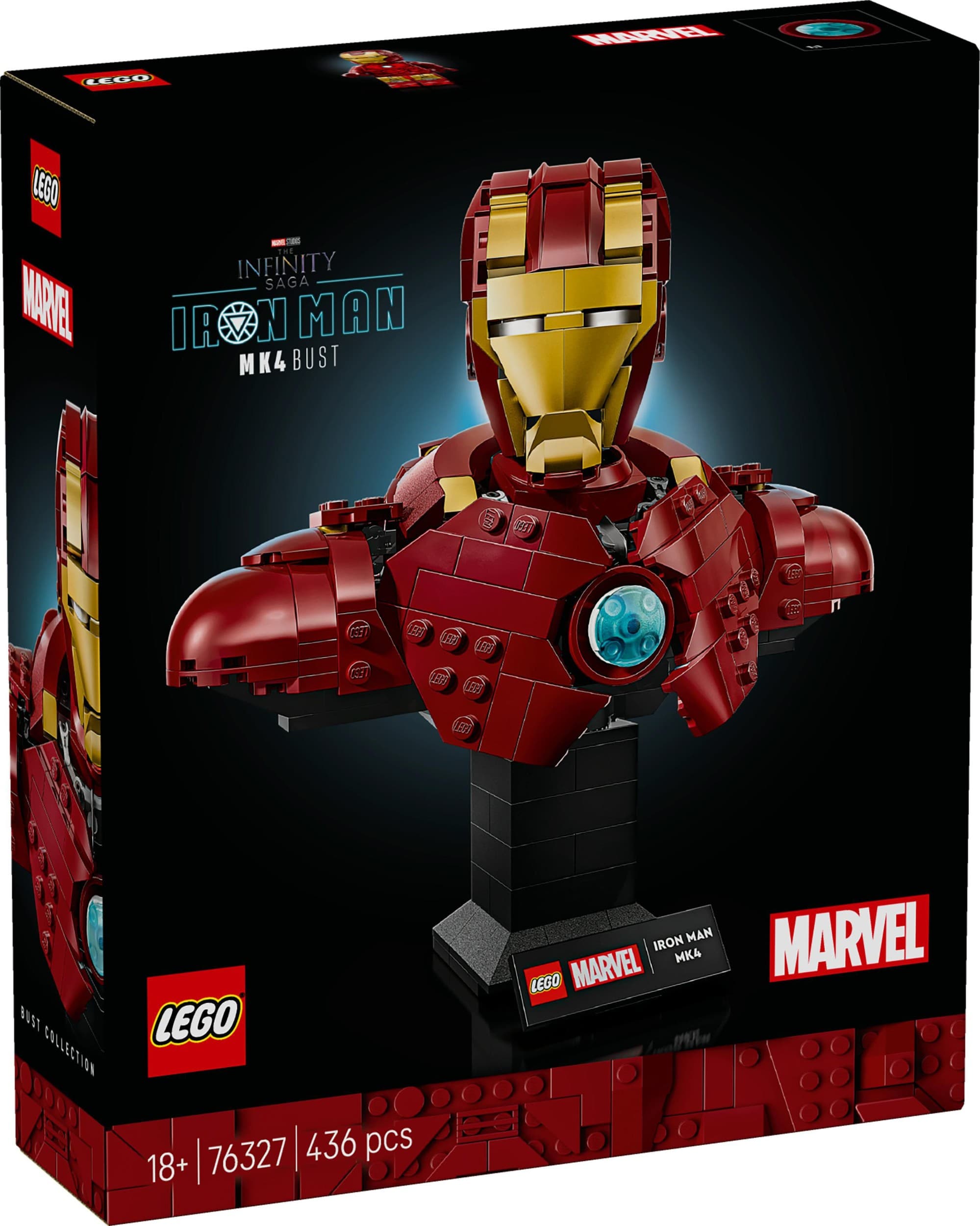 LEGO®+D167:D189Marvel 76327 Busta Iron Man MK4