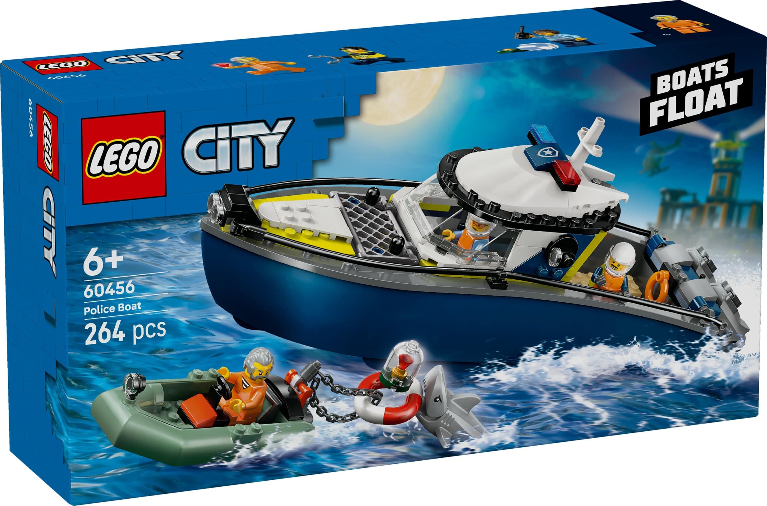LEGO® City 60456 Honička v policejní lodi