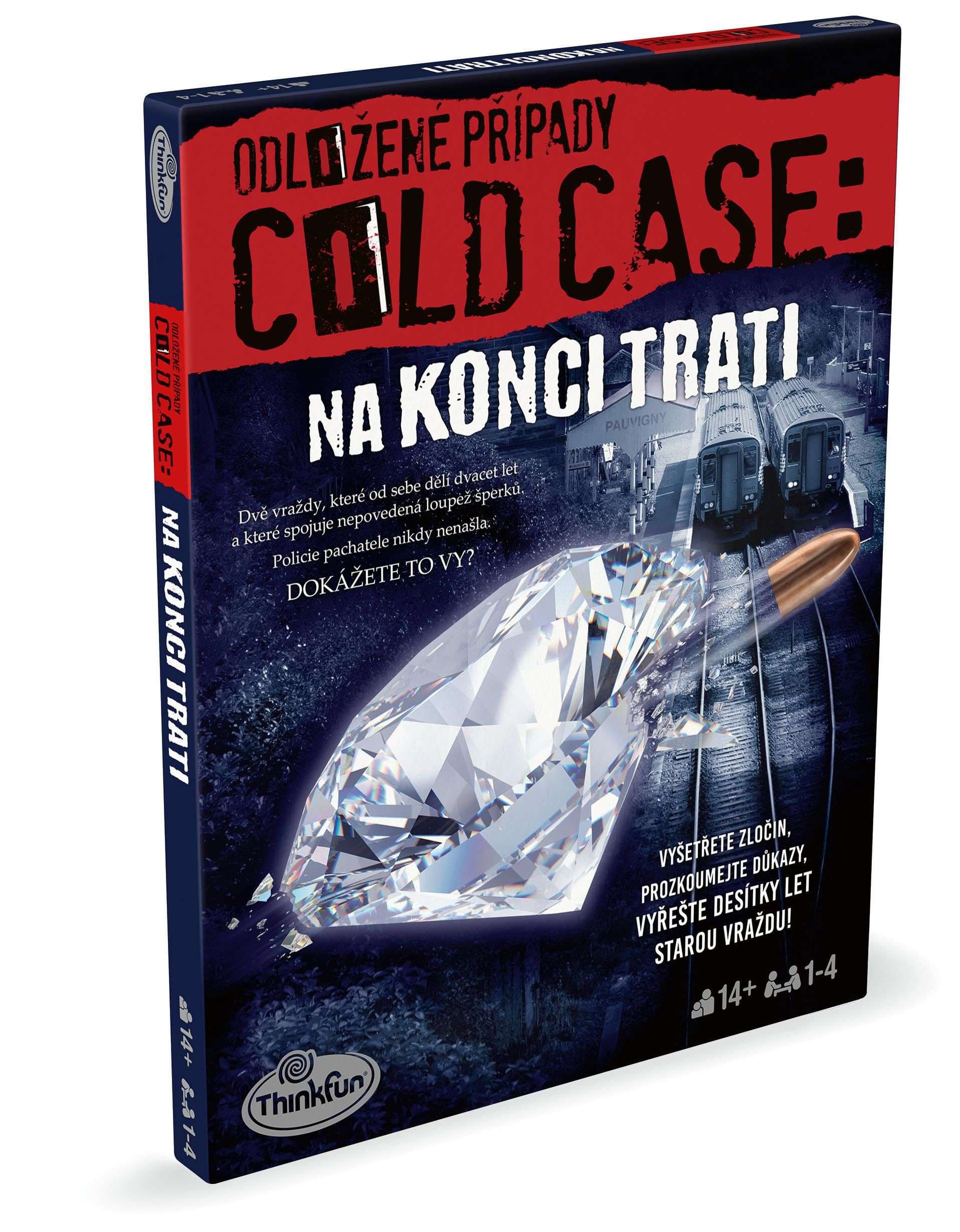 ThinkFun HRY 766260 Odložené případy: Na konci trati