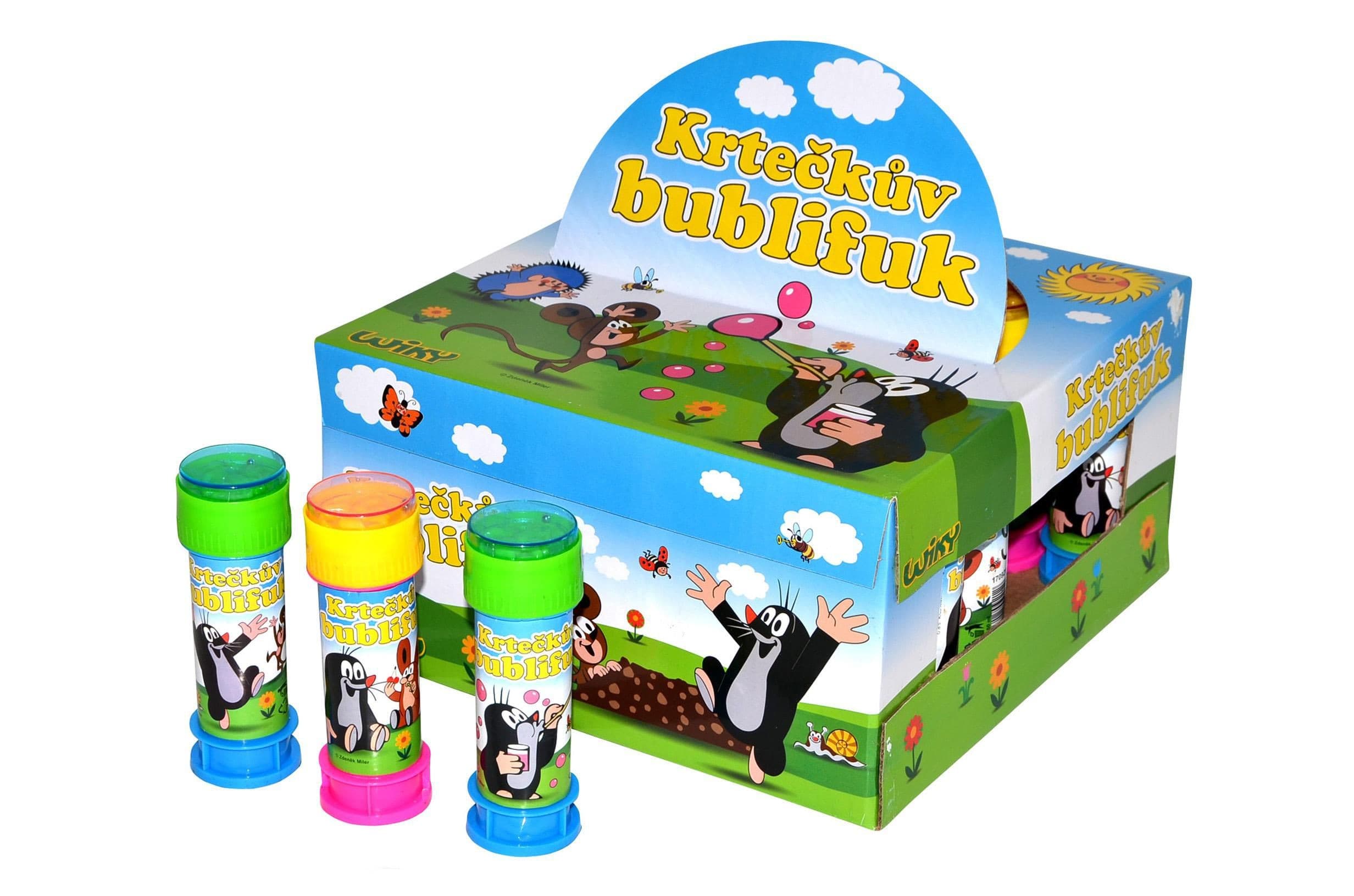 Wiky Bublifuk Krtek různé motivy 50ml