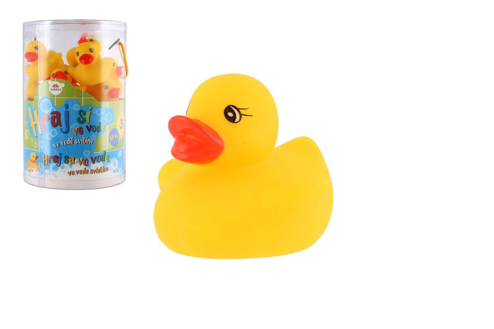 Teddies Kačenka zvířátko svítící ve vodě 6cm