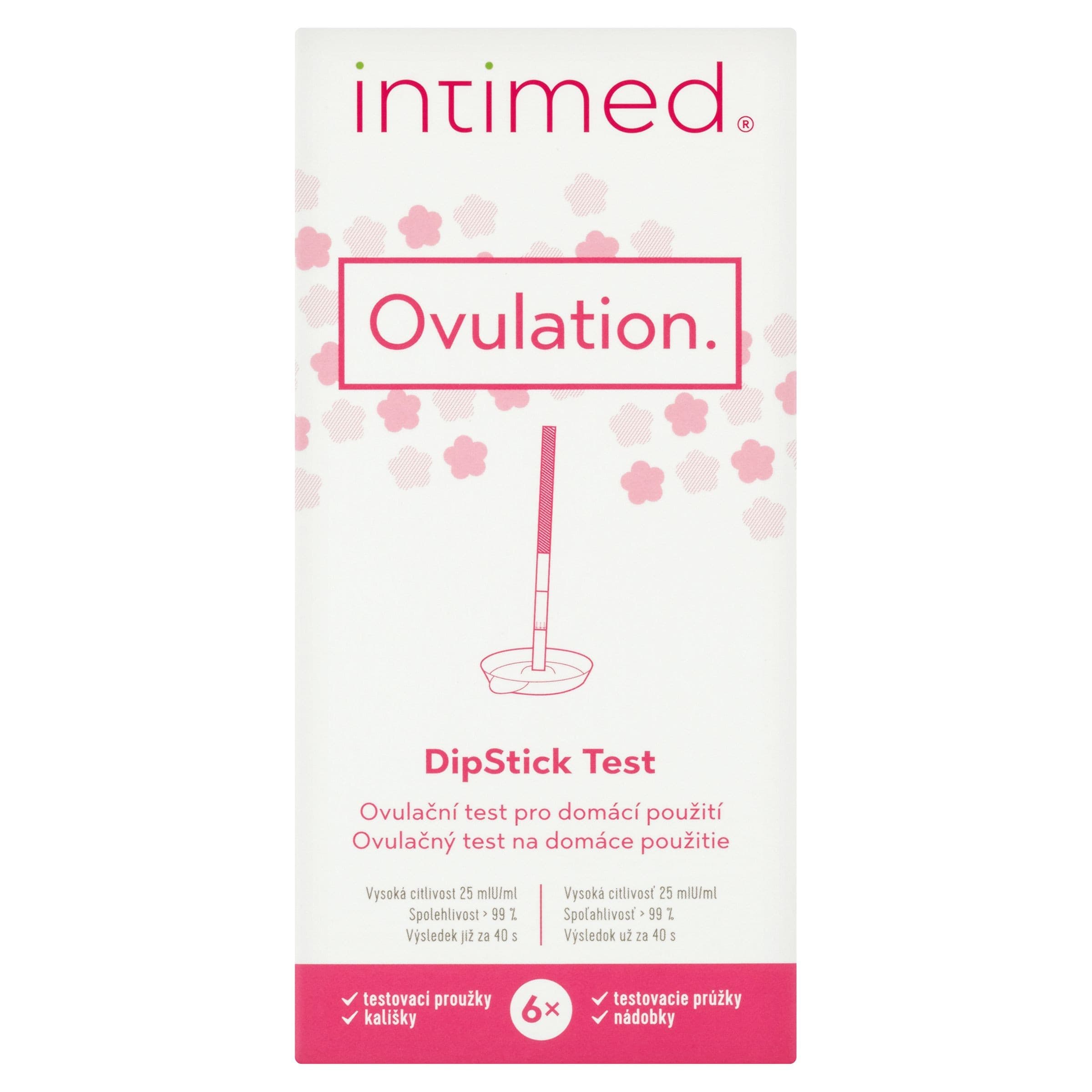 Intimed Ovulation DipStick Ovulační test 6 ks