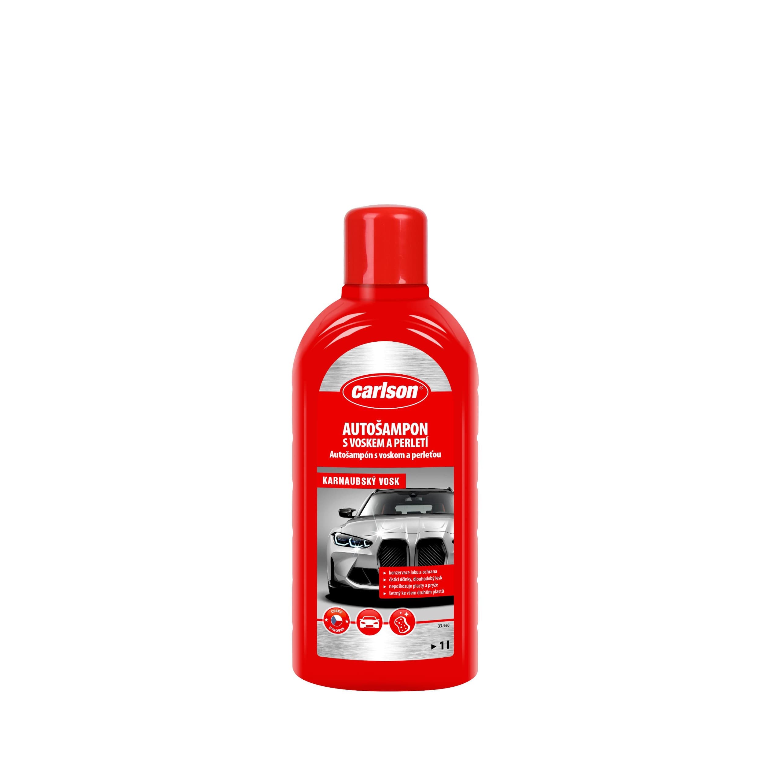 AUTOŠAMPON CARLSON S VOSKEM A PERLETÍ 1L