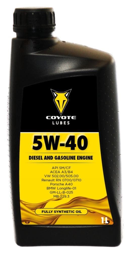 Motorový olej Coyote Lubes 5W-40
