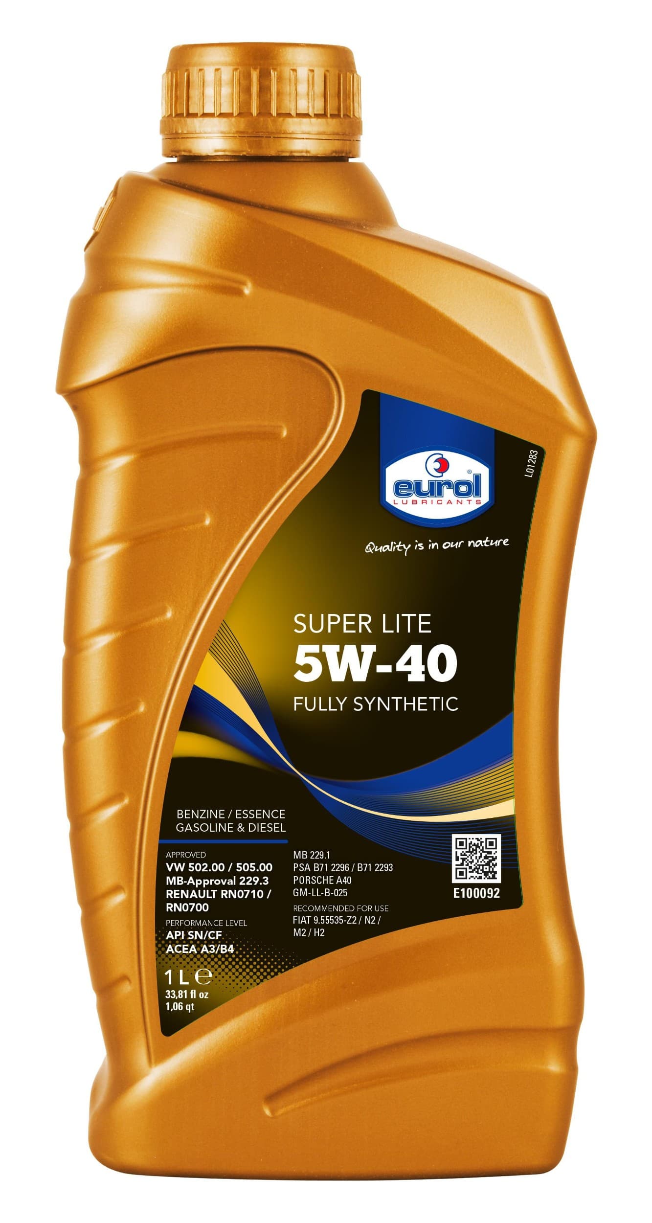 Eurol Super Lite 5W-40 A3/B4 1 l