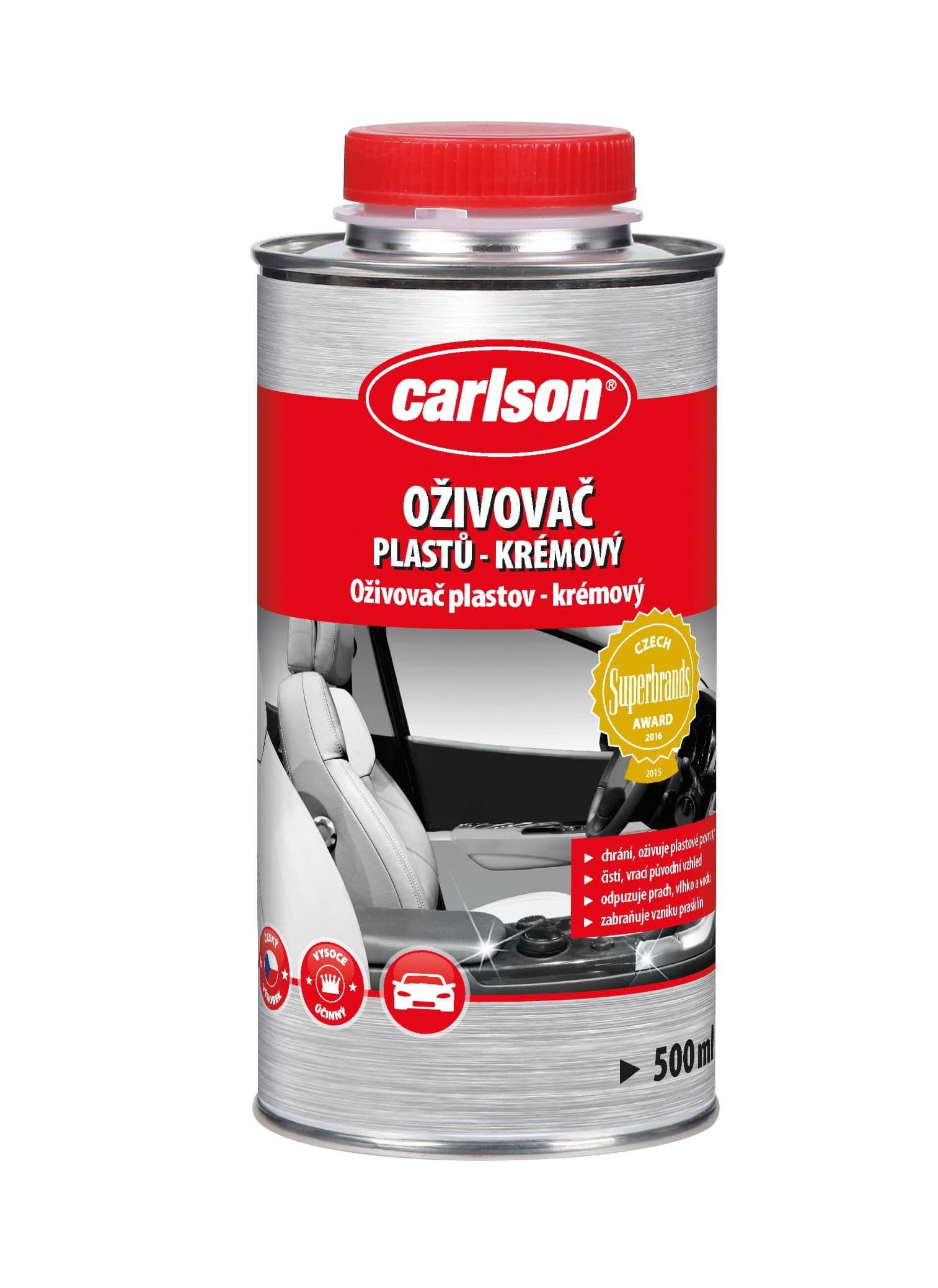 Carlson oživovač plastů a pneu krémový 500ml