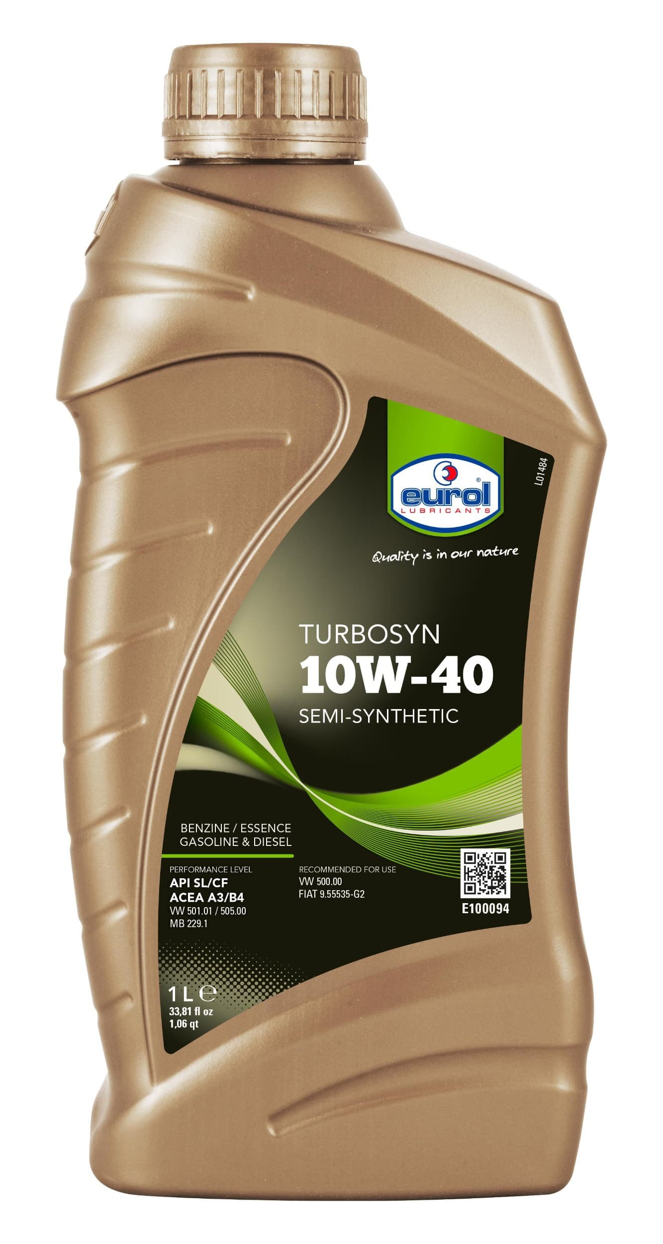 Eurol Turbosyn 10W-40 A3/B4 1 l