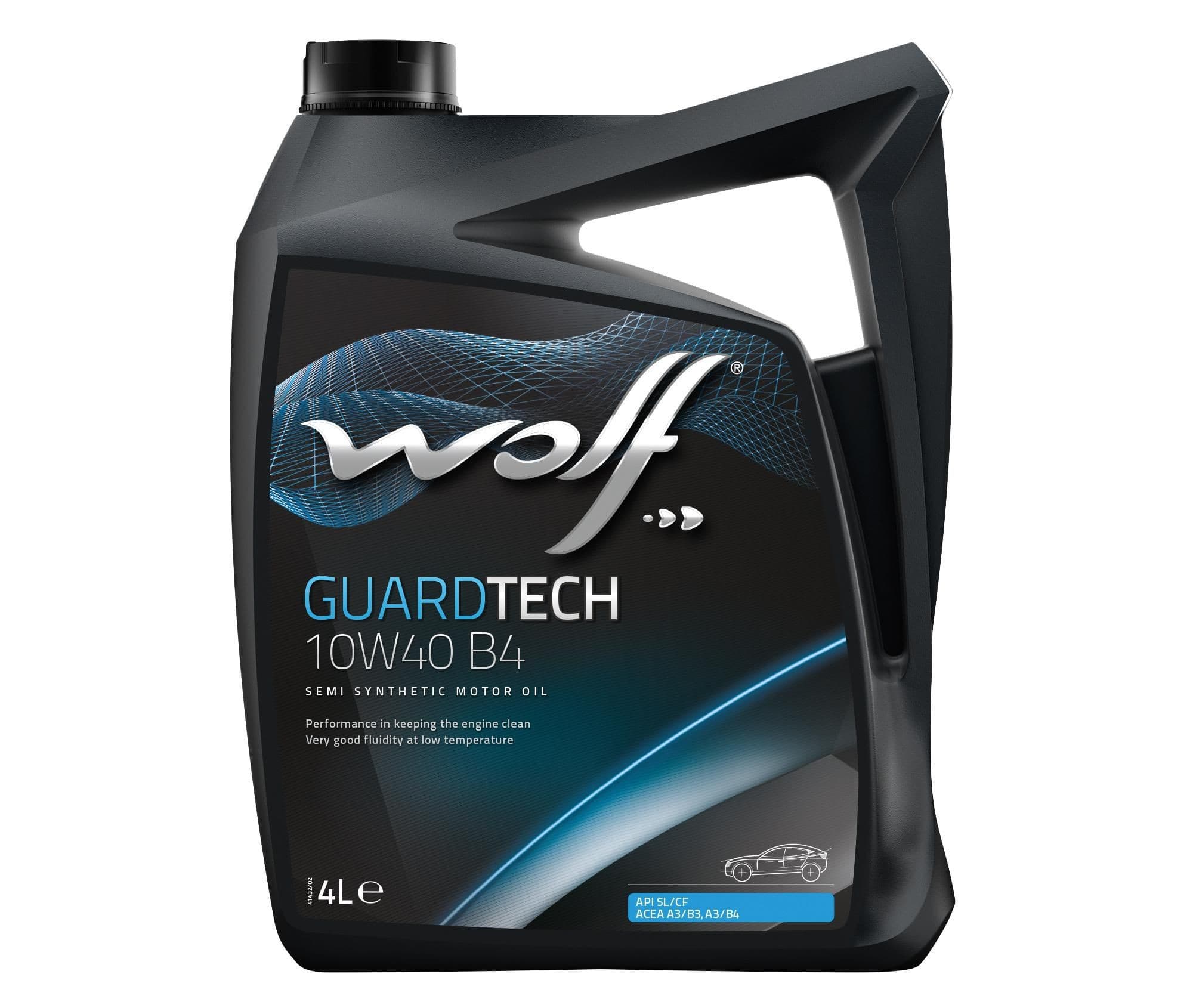 Wolf Motorový olej WOLF GUARDTECH 10W40 B4 4l