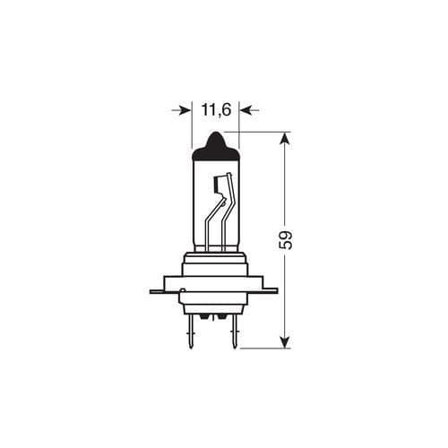 Autožárovka Halogen H7 12V 55W