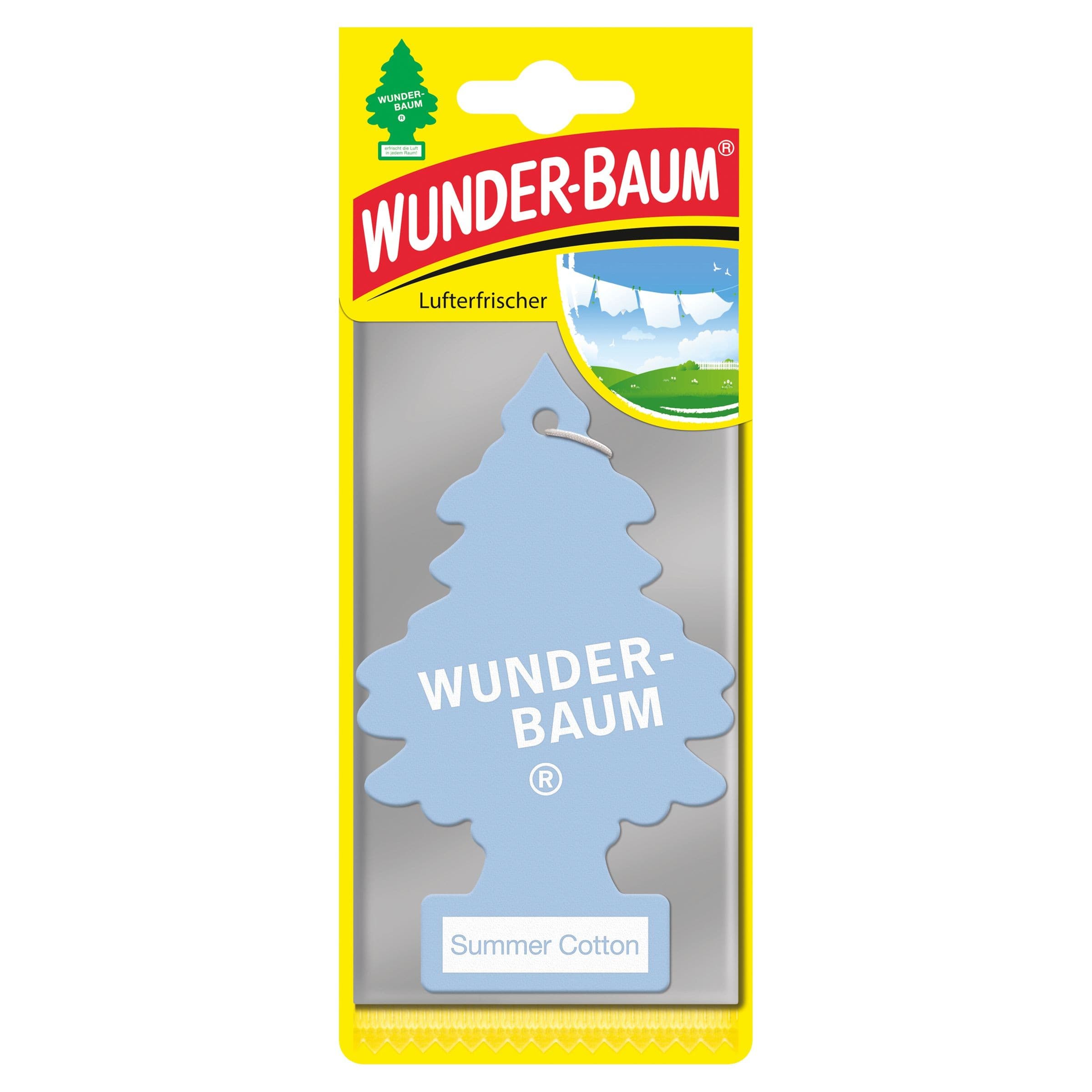 Wunder-Baum Osvěžovač vzduchu Summer Cotton 1 ks