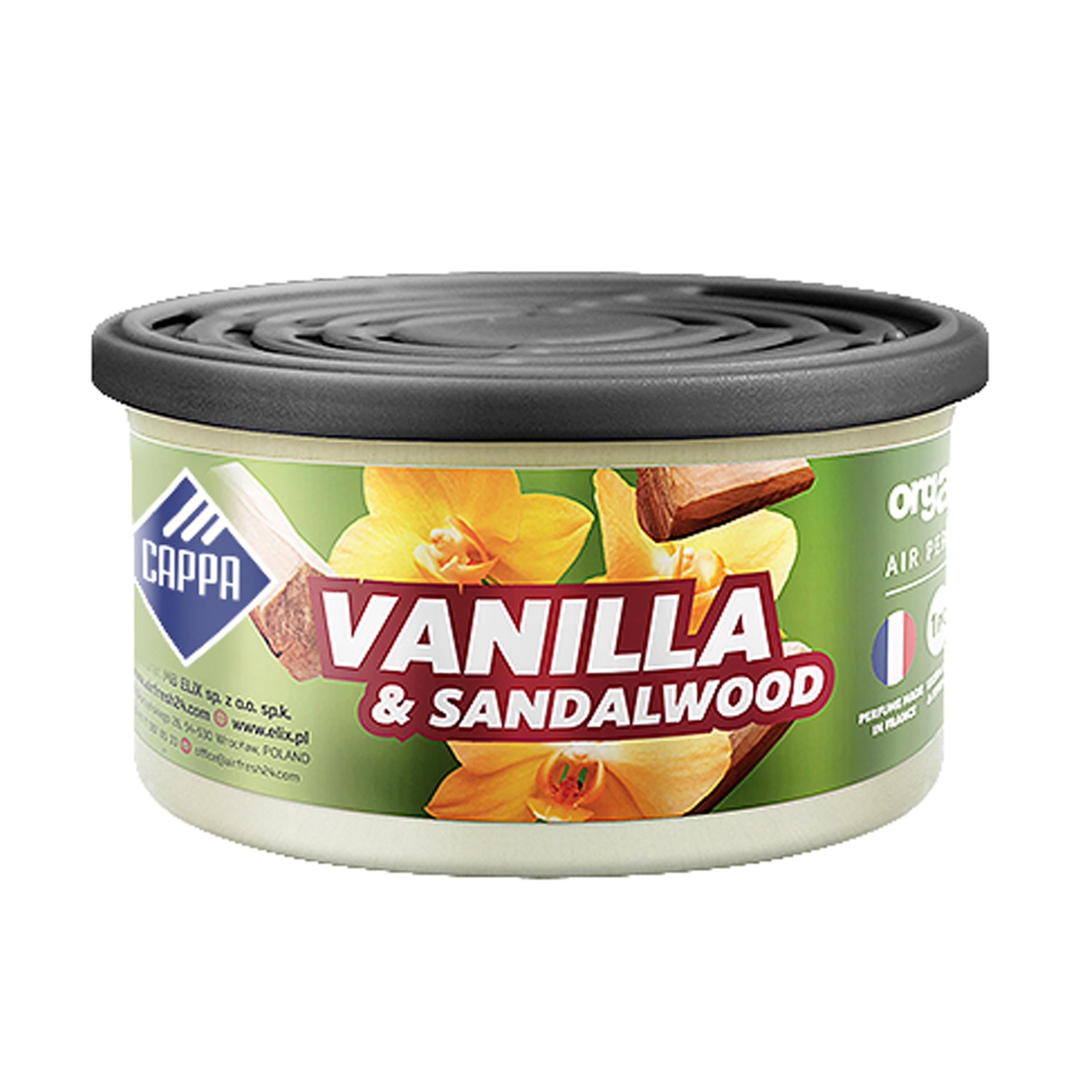 Cappa Autovůně Organic Vanilla Sandalwood