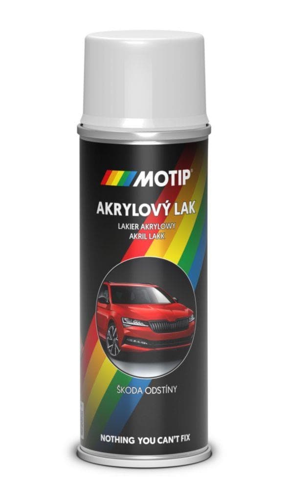 Motip Autosprej bílá křída lesk 200ml