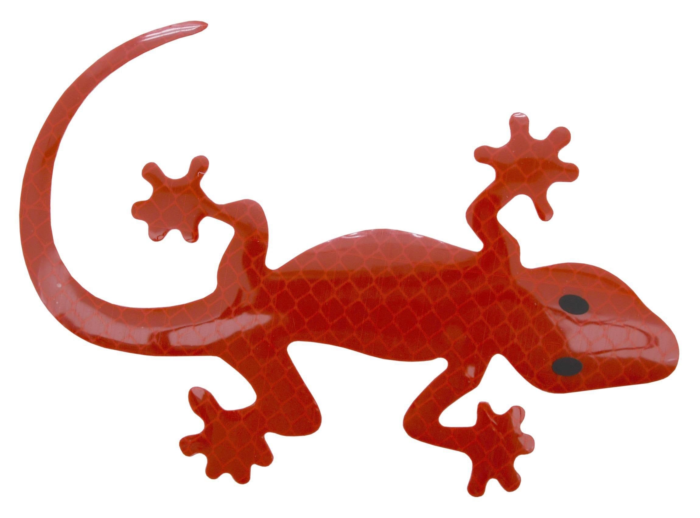Compass Dekor samolepící reflexní Gecko červený 1 ks