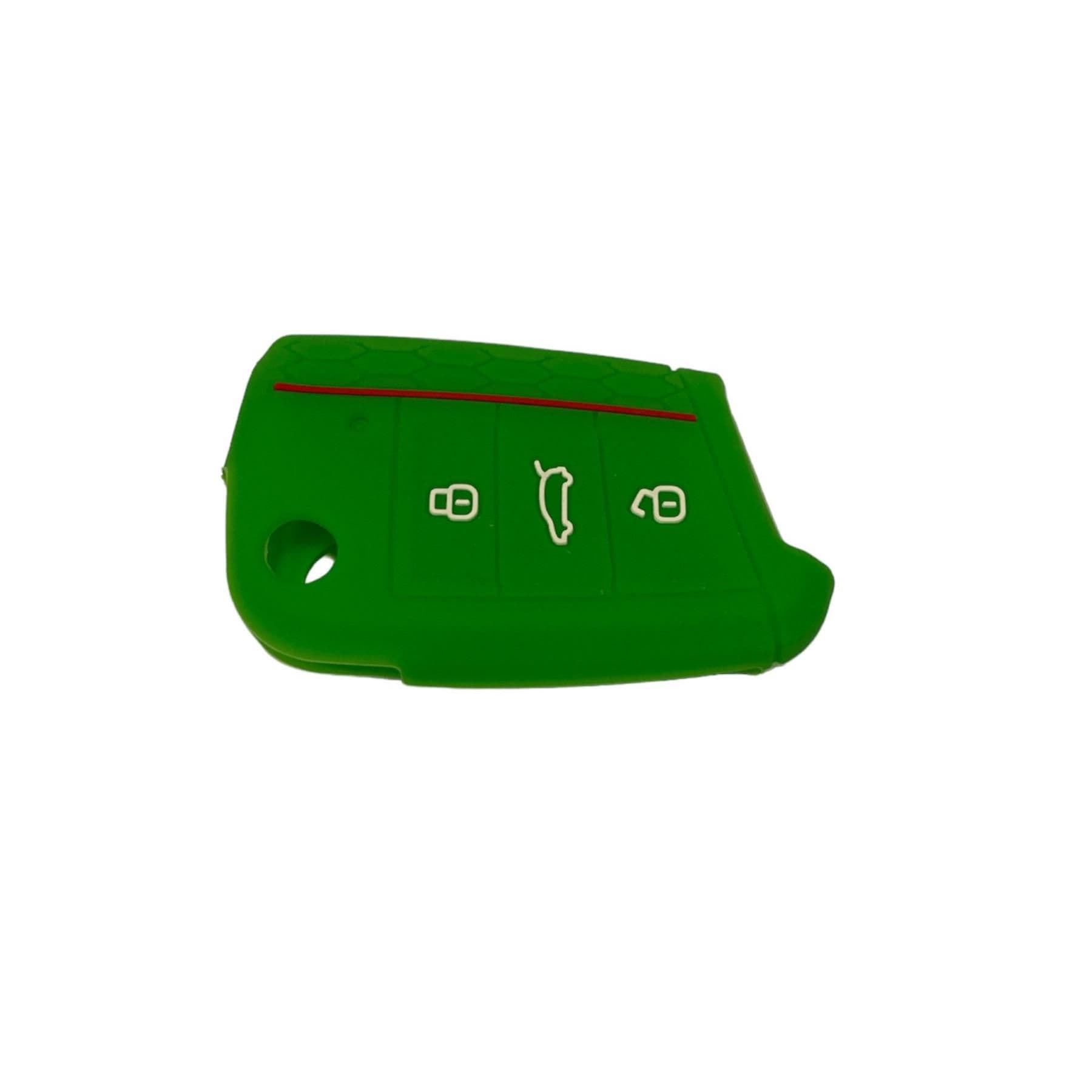 Silikonový obal pro autoklíč  VW zelený