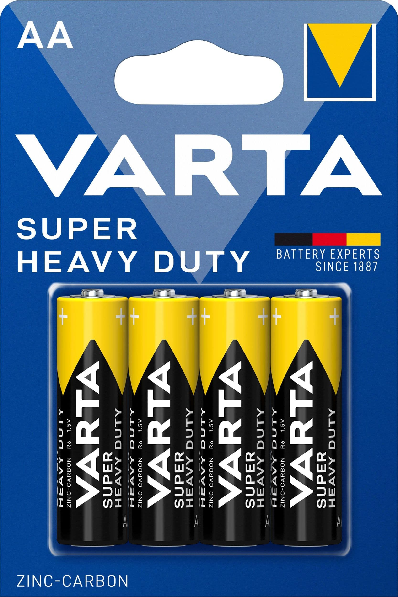 Varta Zinko-uhlíkové baterie Superlife 4 AA 4 ks
