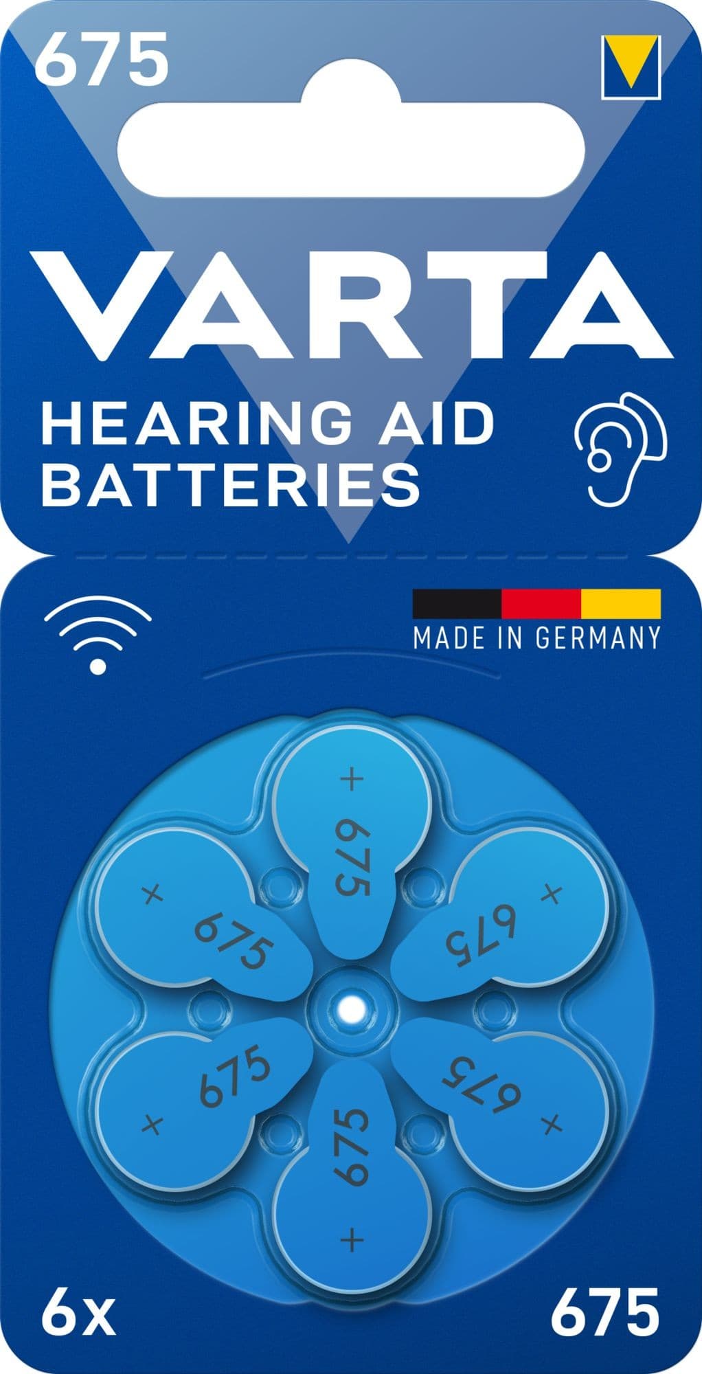 Varta VAterie Hearing Aid 675, 6 ks