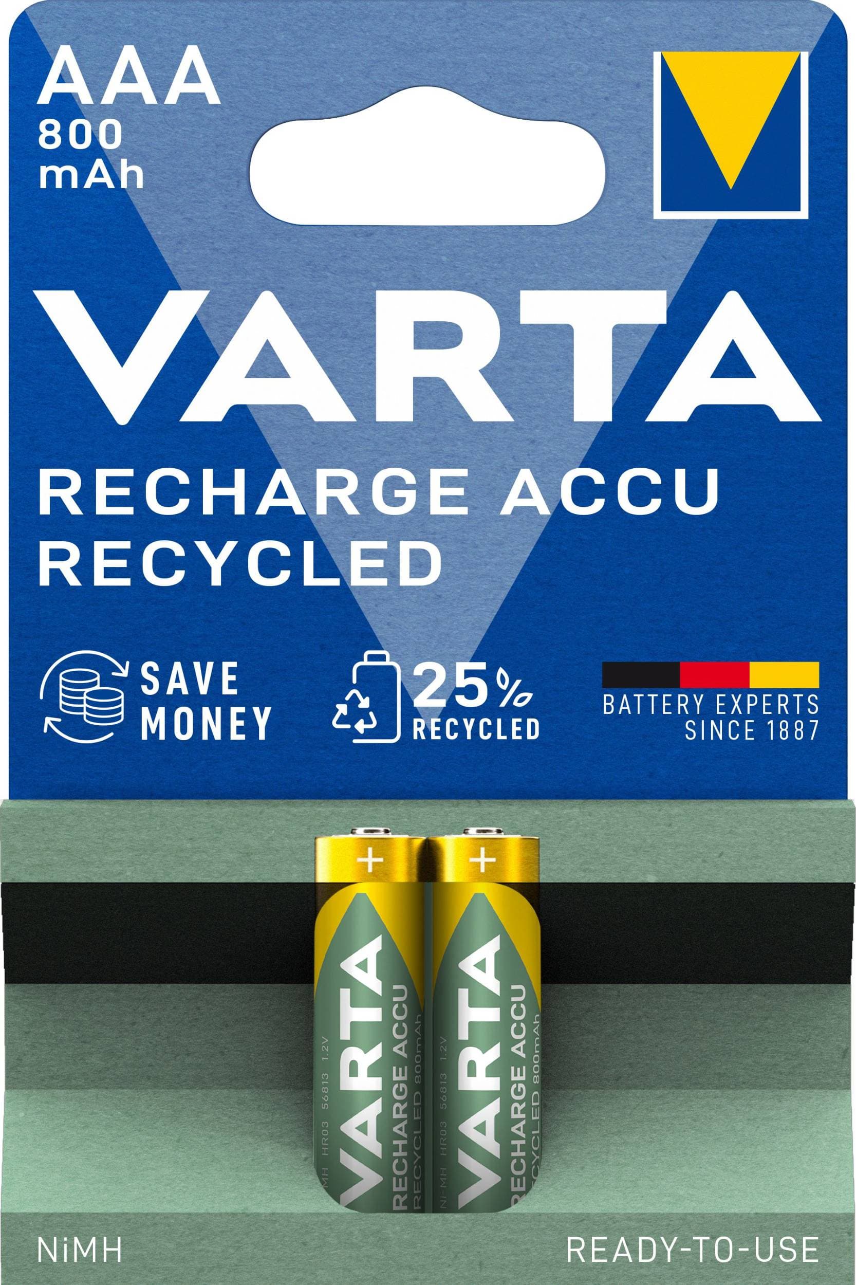 Varta Nabíjecí baterie AAA Recycled Recharge
