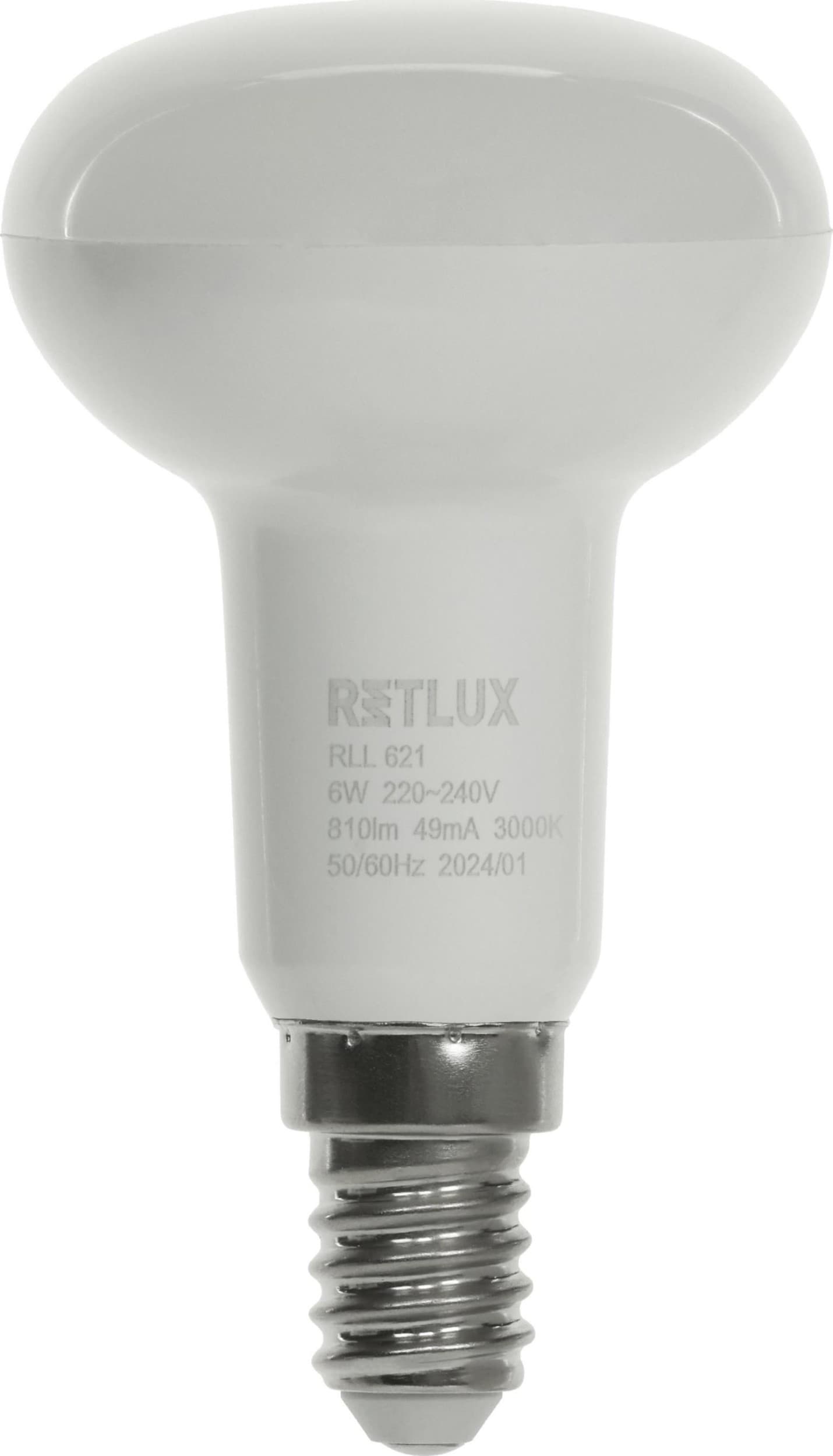 Retlux Led žárovka RLL 621 R50 E14 Spot 6W WW D