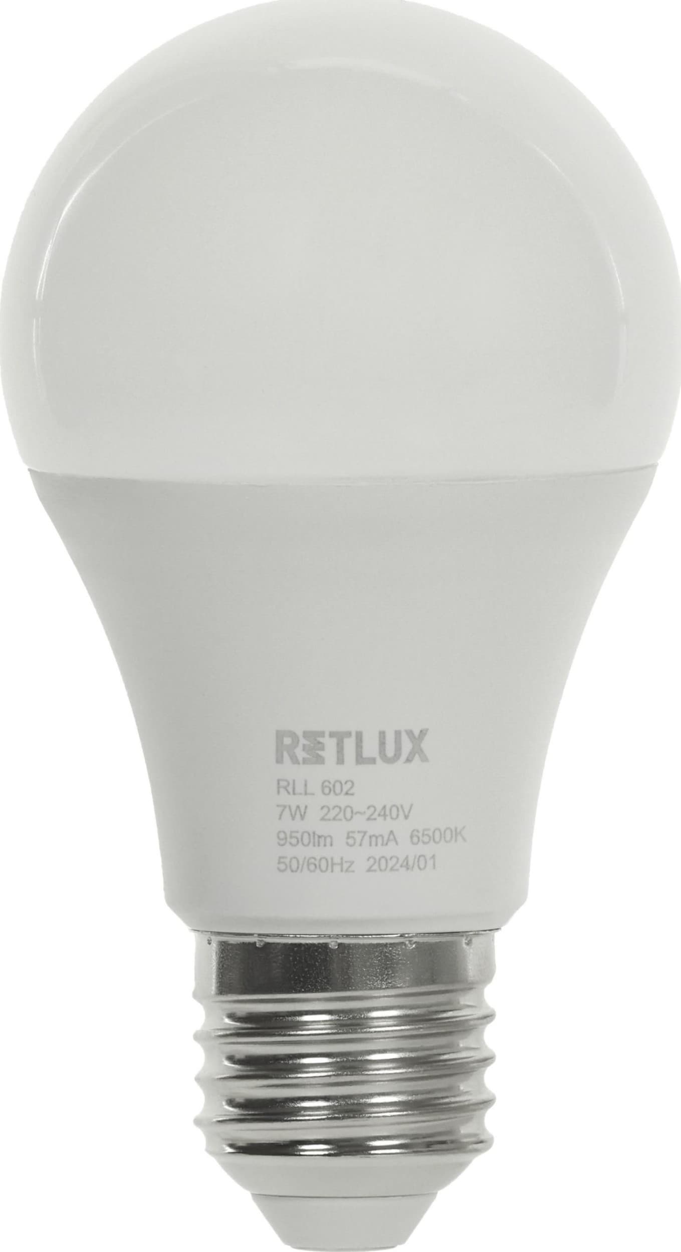 Retlux Led žárovka RLL 602 A60 E27 bulb 7W DL D