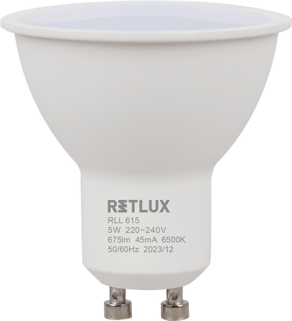 Retlux Led žárovka RLL 615 GU10 bulb 5W DL D