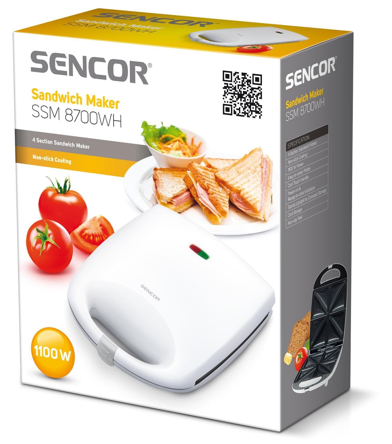 Sencor Sendvičovač SSM 8700WH