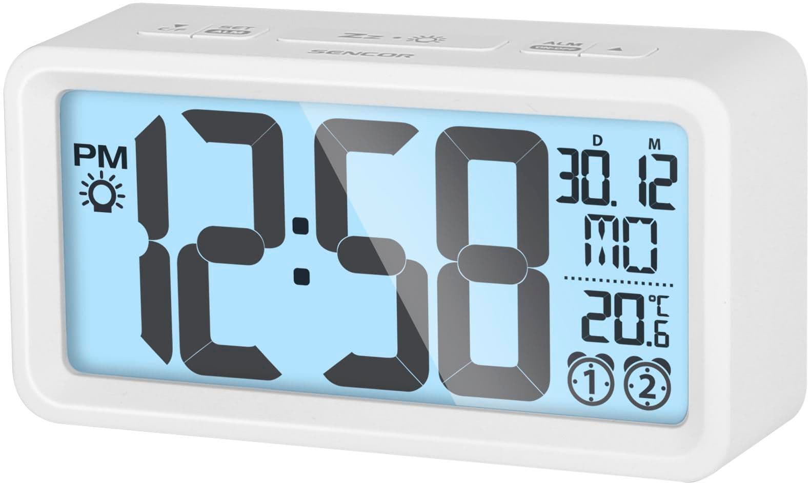 Sencor Hodiny s budíkem SDC 2800 W