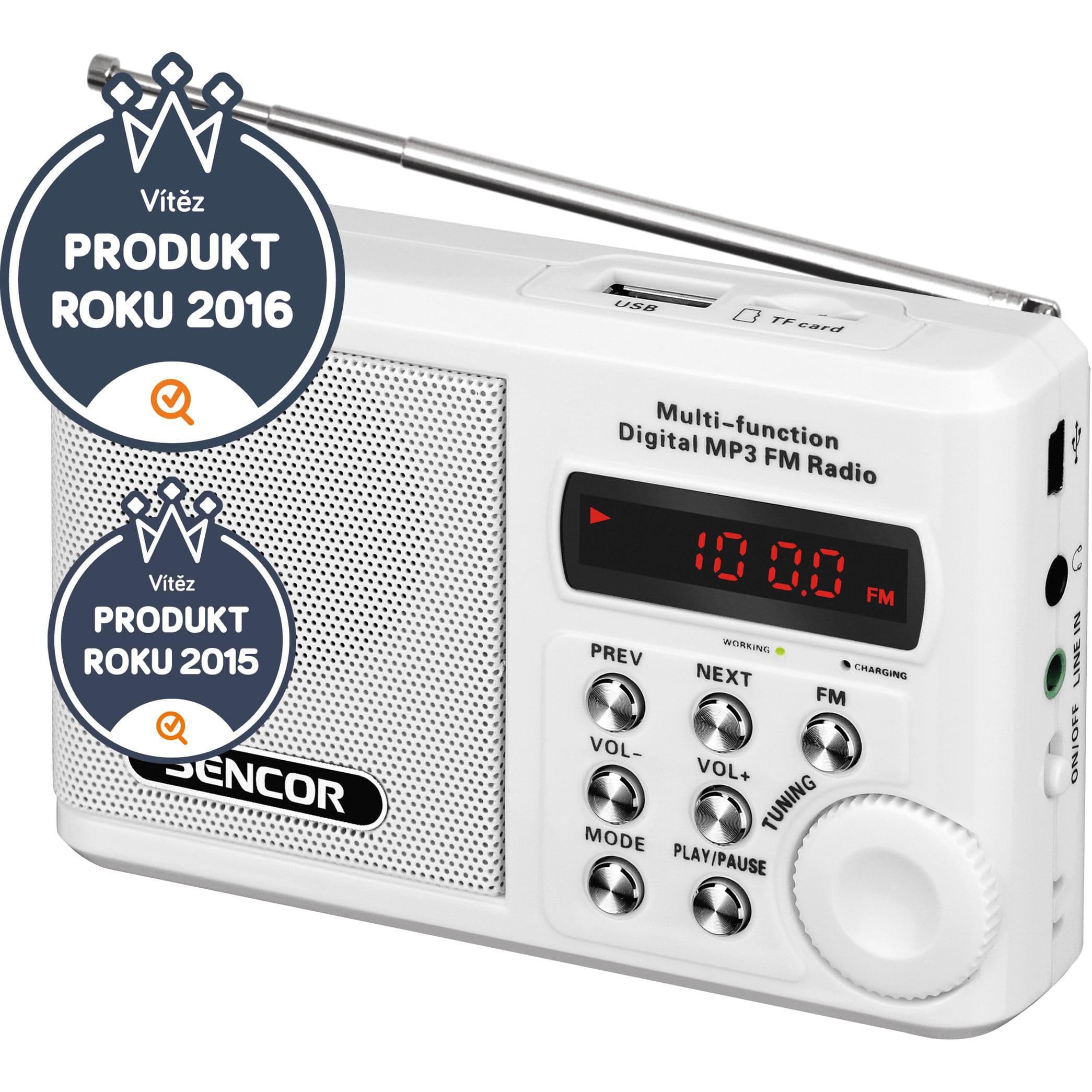 Sencor Rádio s  USB/MP3 SRD 215 W