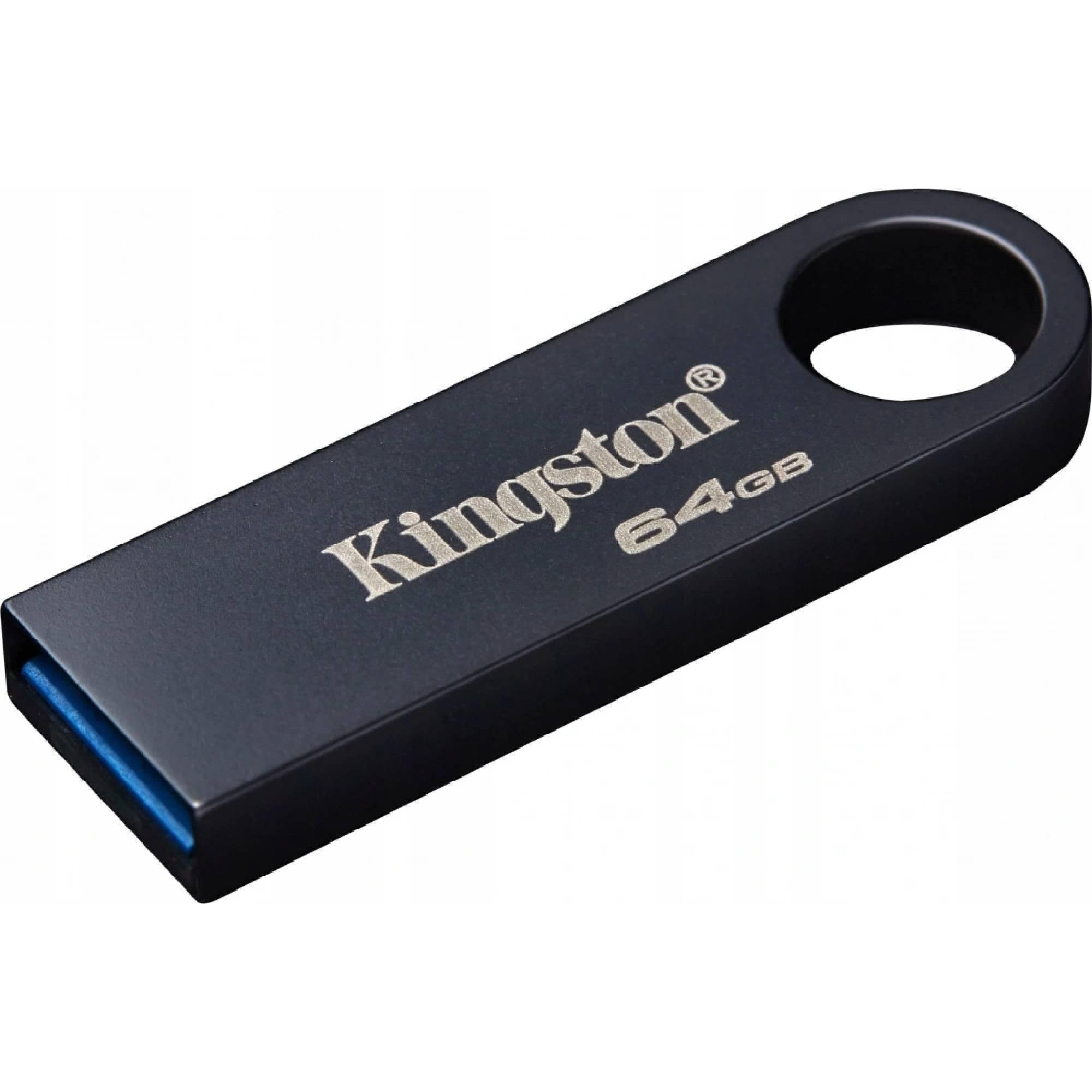 Kingston USB disk DTSE9G3 64GB tmavý nikl