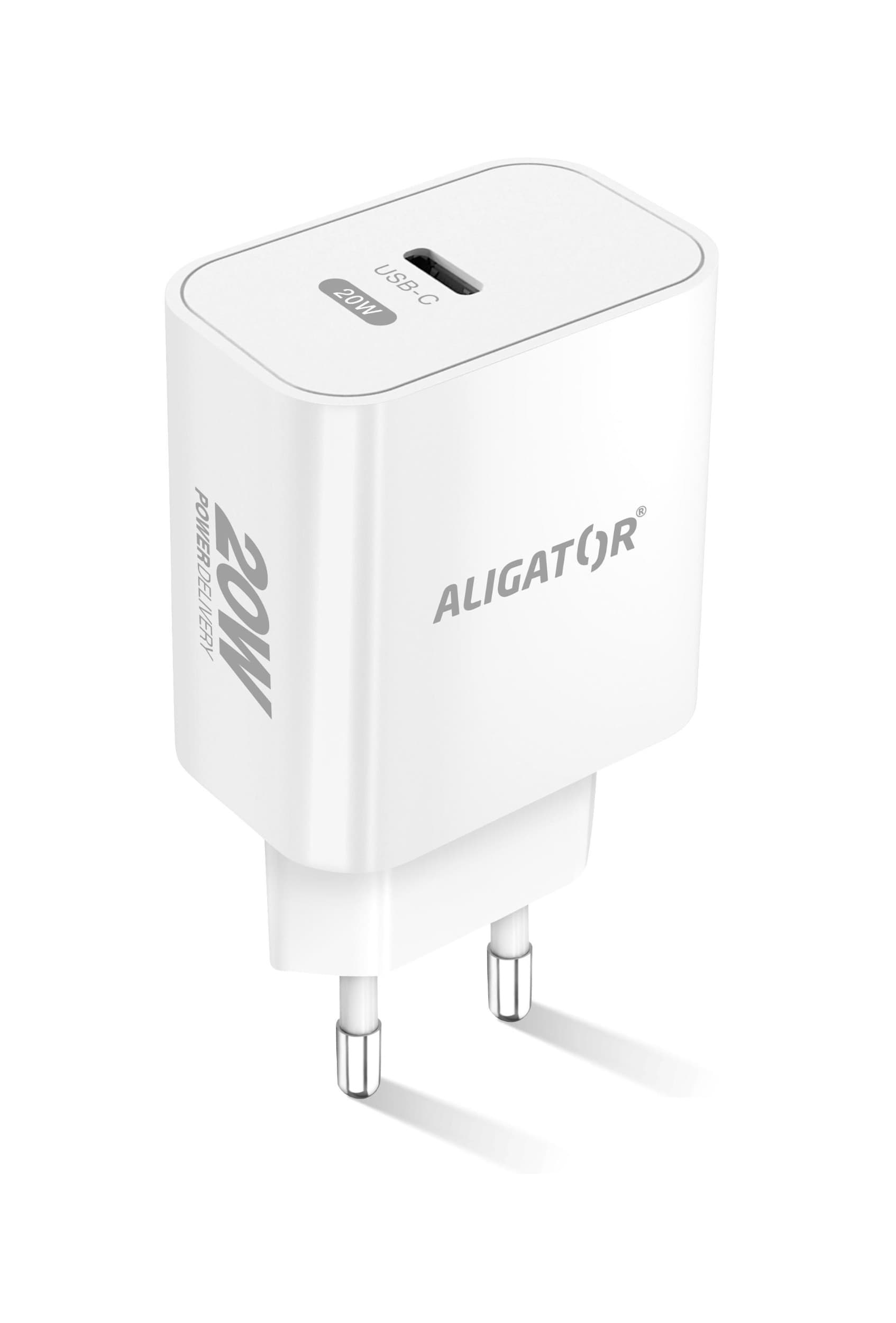 Aligator Chytrá síťová nabíječka Power Delivery 20W USB-C