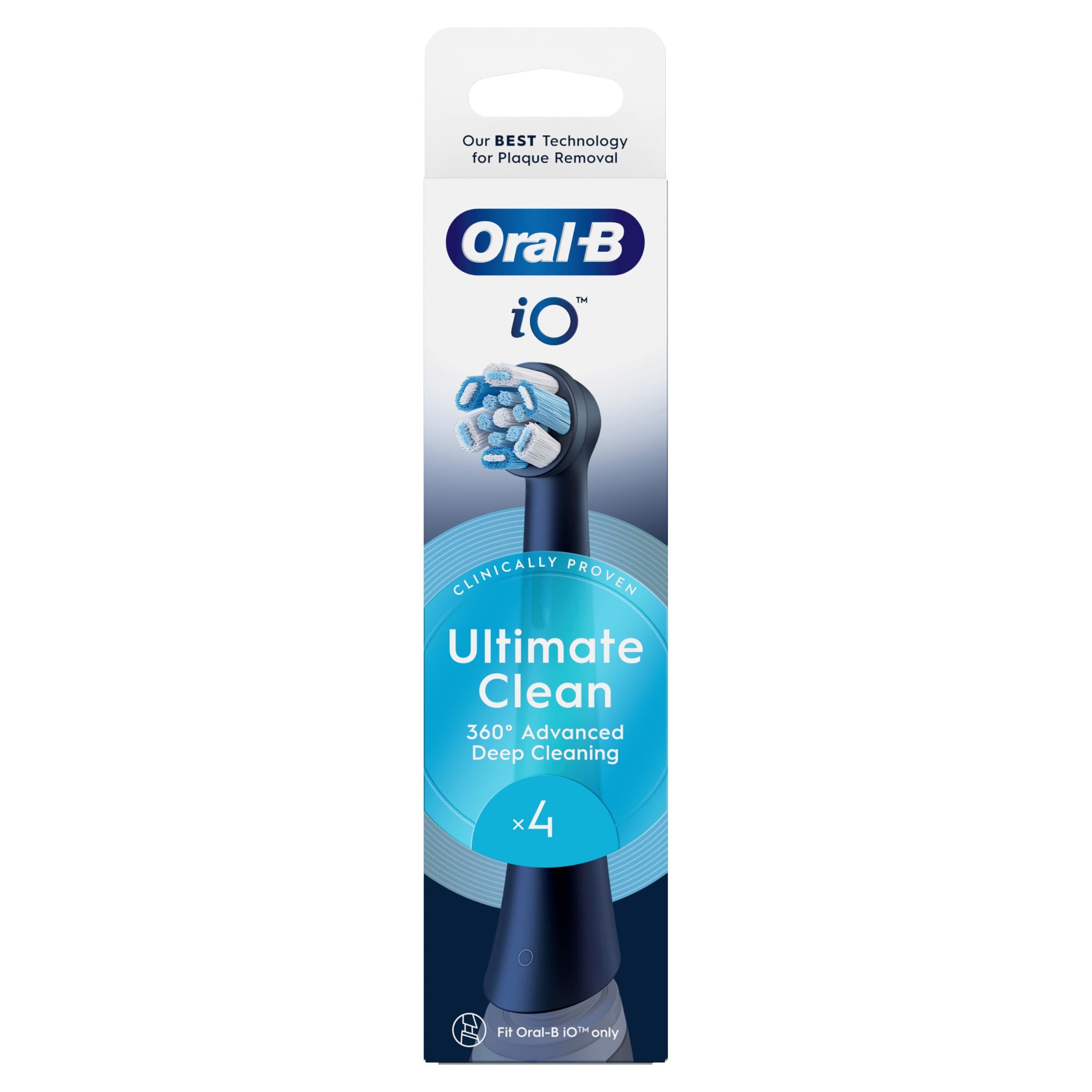Oral-B Náhradní hlavice iO Ultimate Clean Black 4ks