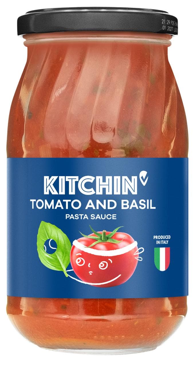 Kitchin Rajčatová omáčka s bazalkou