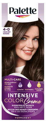 Schwarzkopf Palette Intensive Color Creme permanentní barva na vlasy 4-0 Středně hnědý