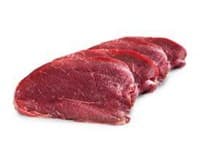 Hovězí zadní bez kosti plátky býk k. ú. chlaz. váž. cca 1,4 kg