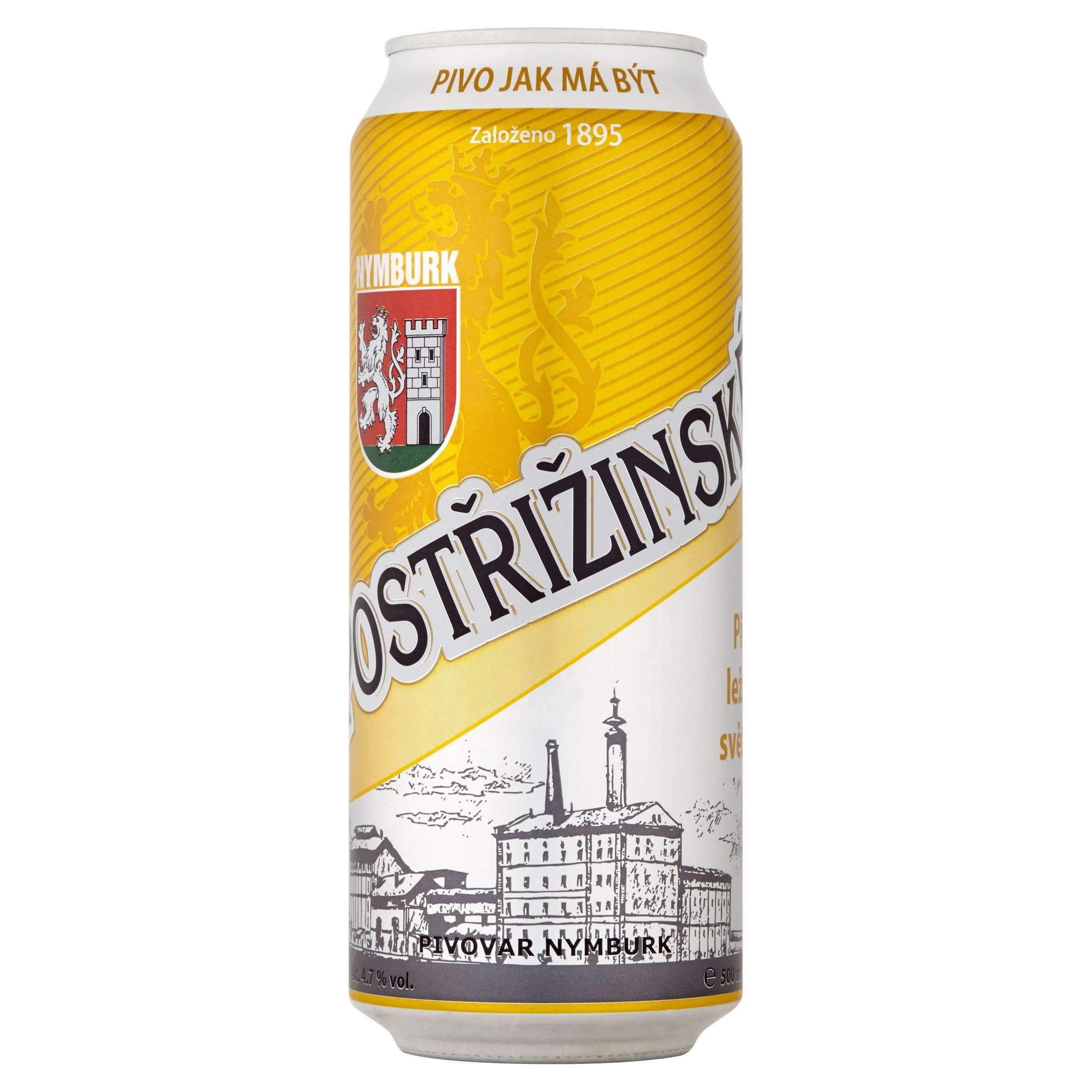 Postřižinské Pivo ležák světlý 0,5 l