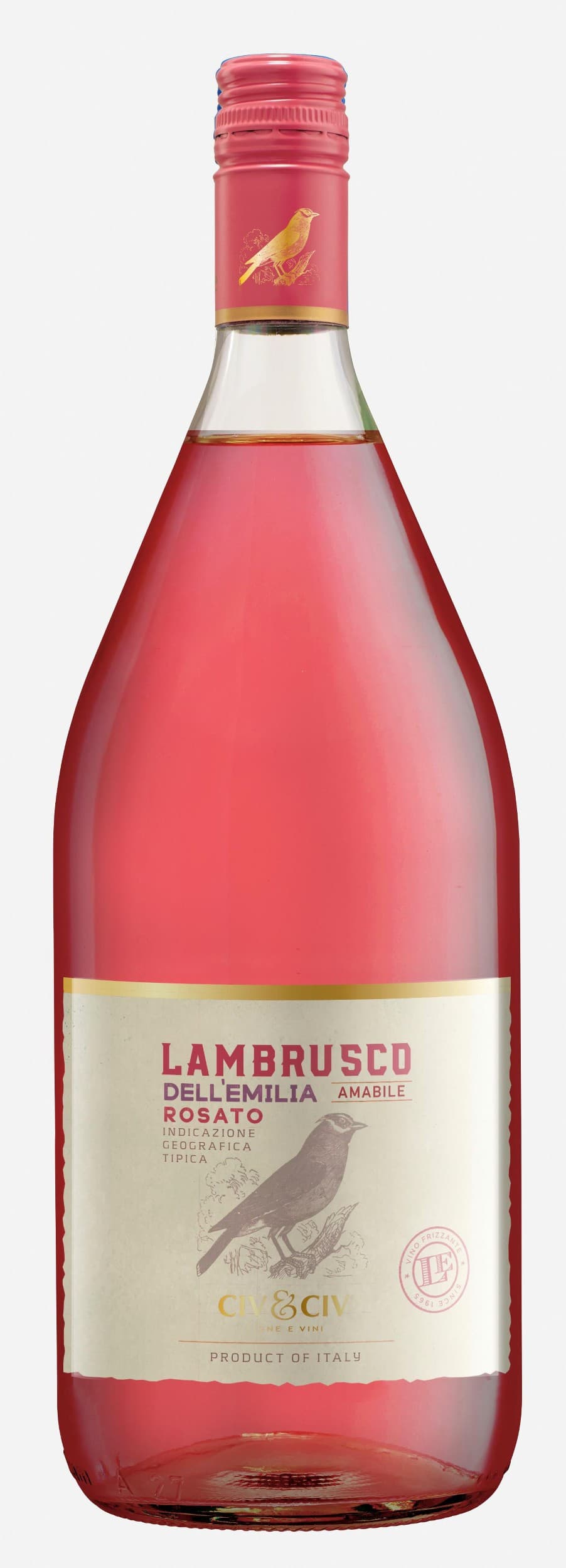 CIV&CIV Lambrusco Rosato IGT 1,5l