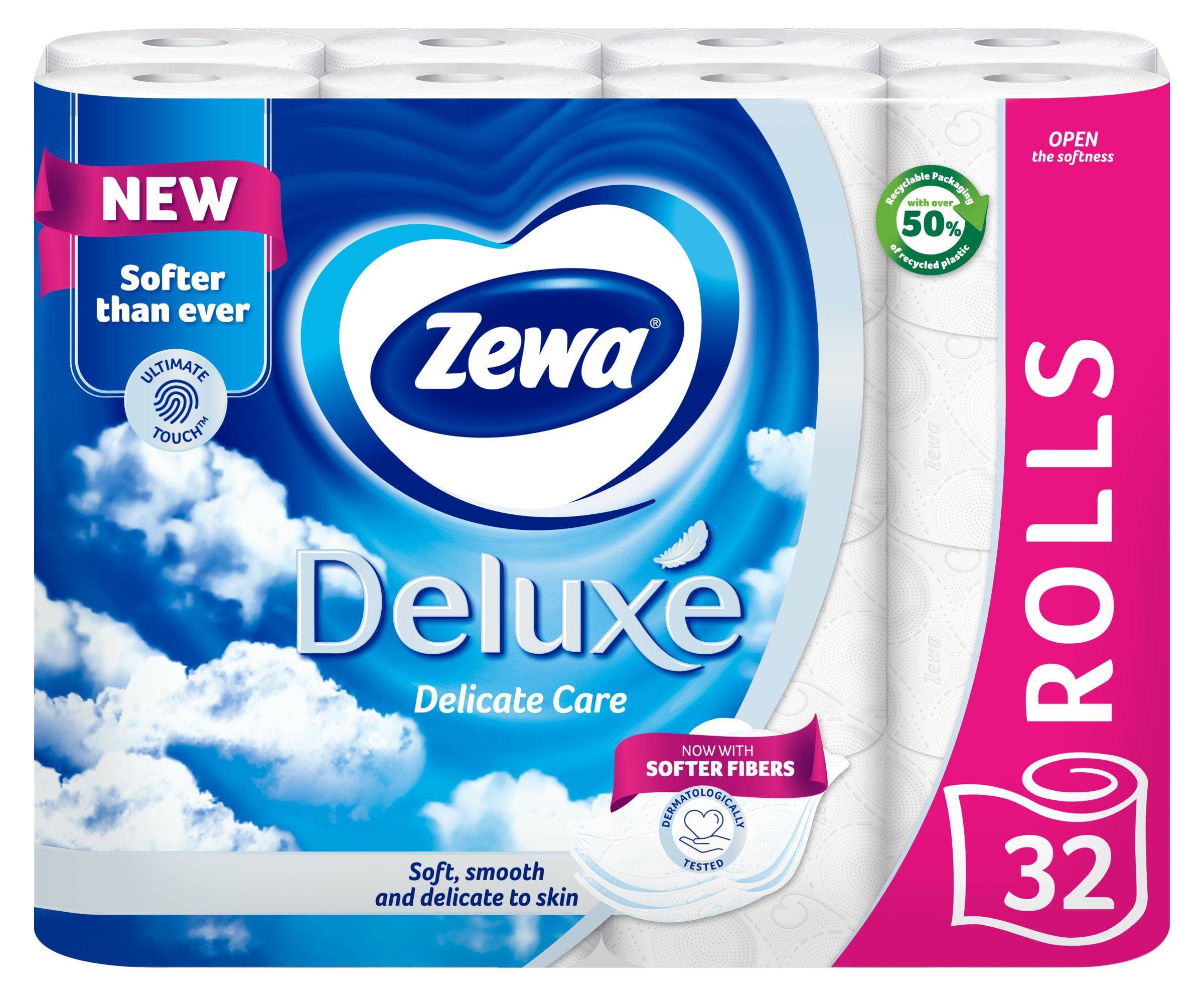 Zewa  Deluxe toaletní papír Delicate Care 3vrstvý 32ks