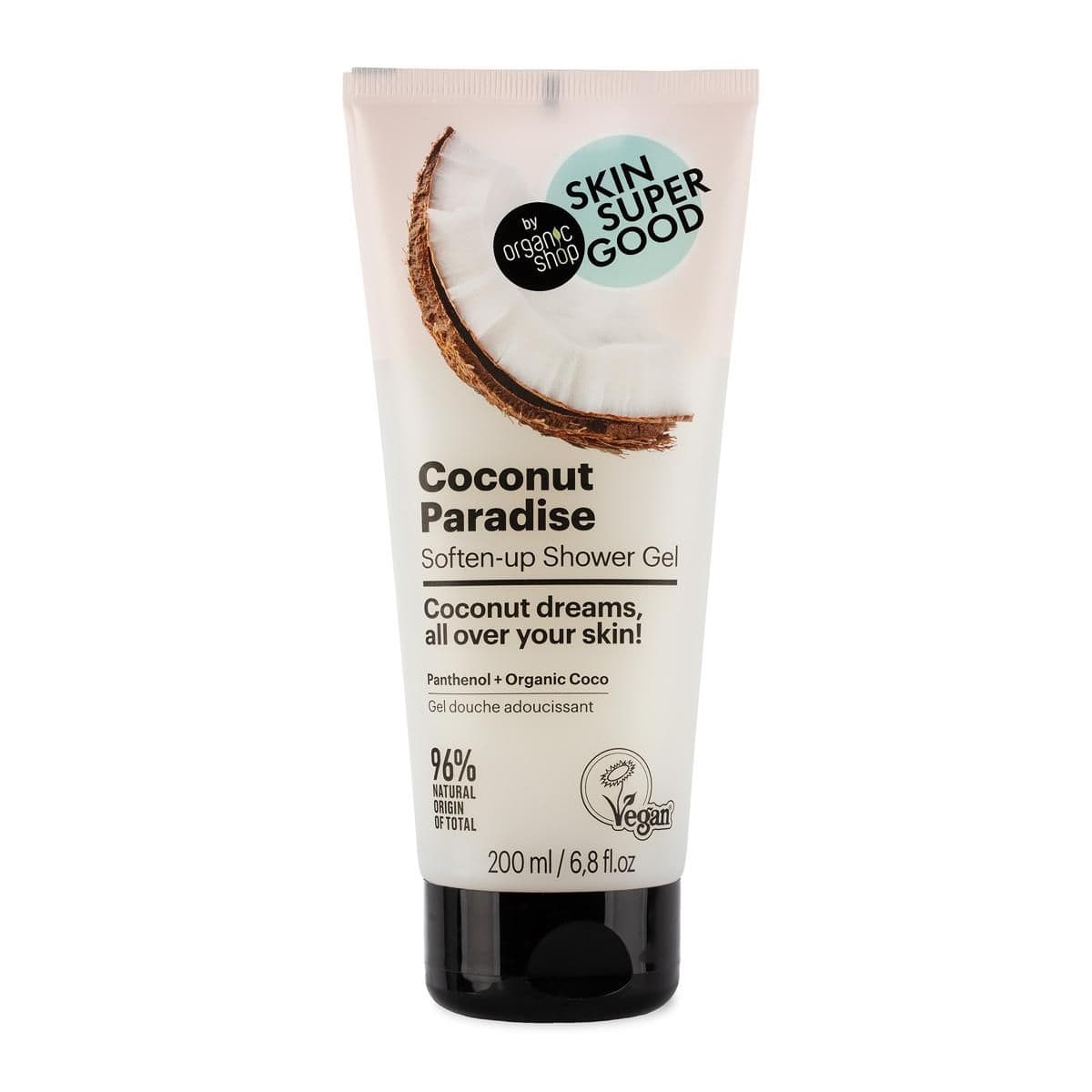 SKIN SUPER GOOD Sprchový gel Kokosový ráj 200 ml