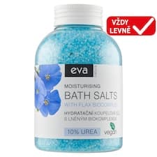 Eva Natura Hydratační koupelová sůl s lněným biokomplexem 600g