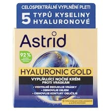 Astrid Hyaluronic Gold vyplňující noční krém proti vráskám 50ml