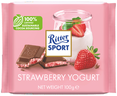 Ritter Sport Čokoláda jahoda-jogurt