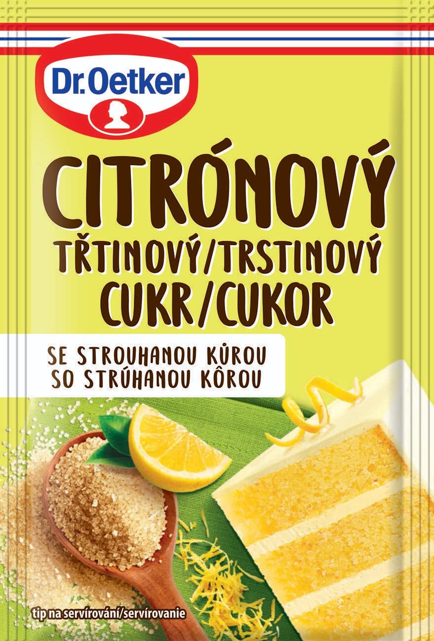 Dr. Oetker Citrónový třtinový 15g