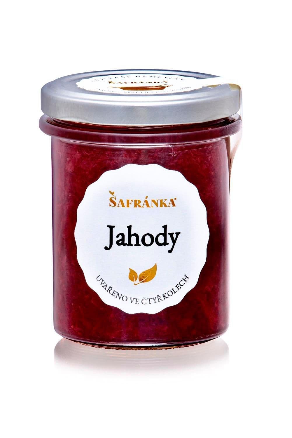 Šafránka Jahody výběrový džem (extra) speciální 210 g