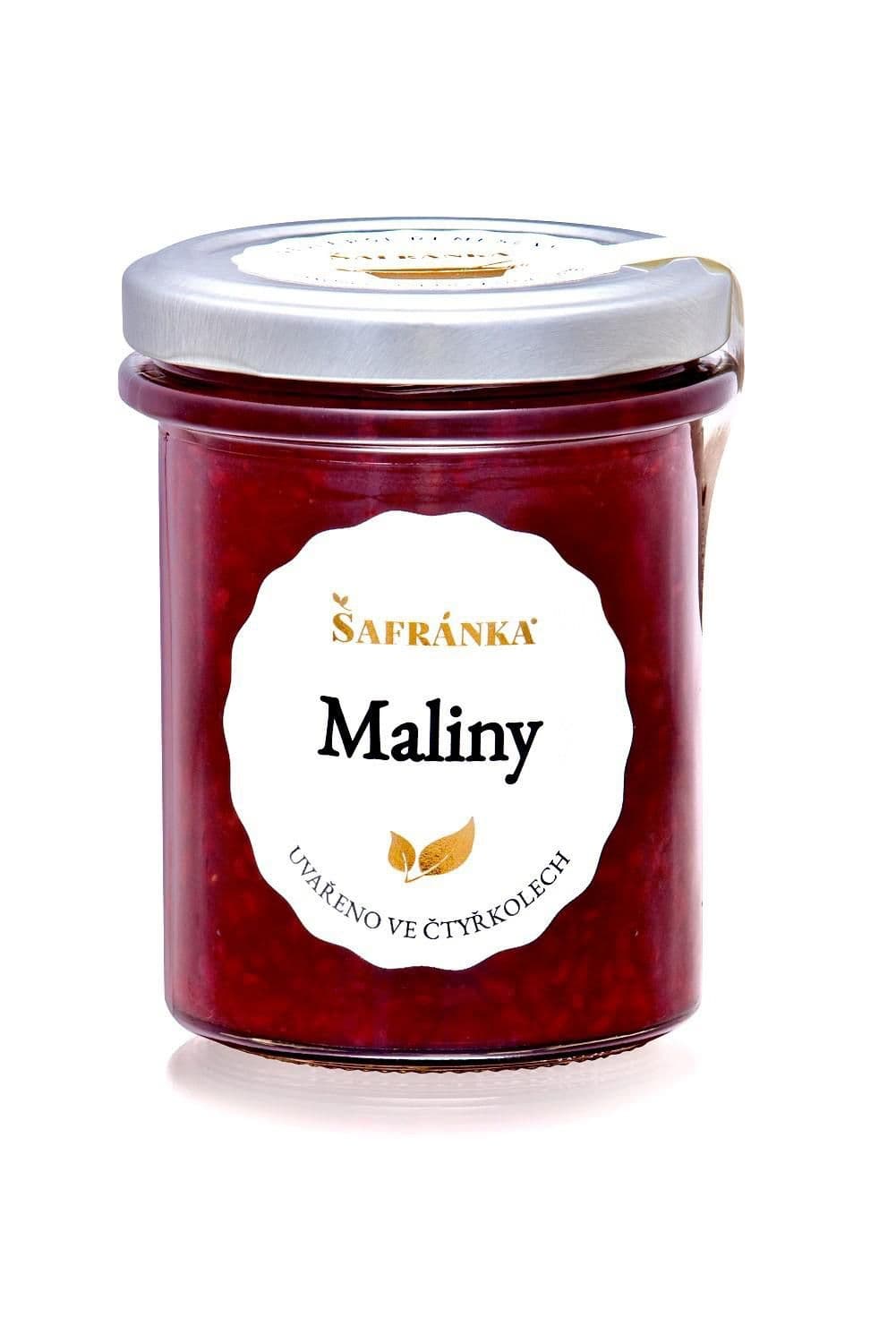 Šafránka Maliny výběrový džem (extra) speciální 210 g