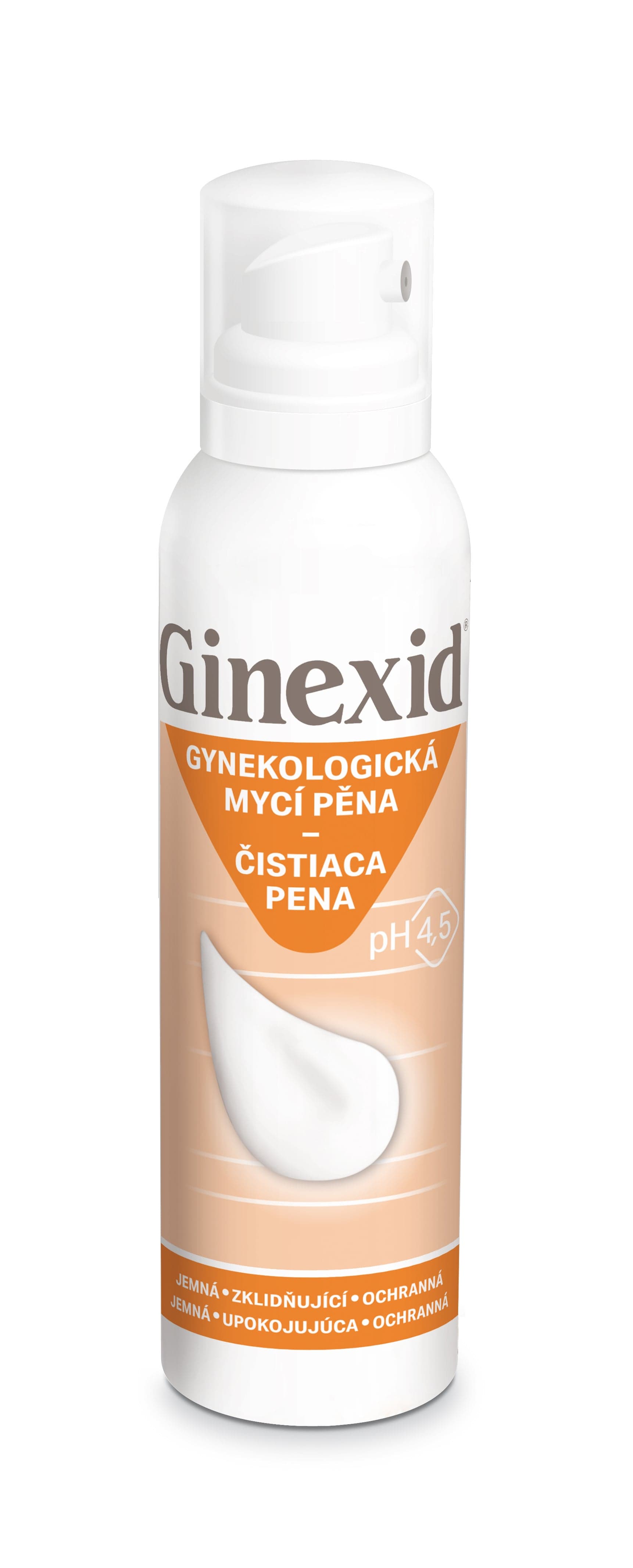 Ginexid gynekologická mycí pěna 150ml