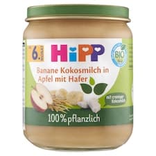 HiPP Bio jablko, banán, kokos, oves 160g