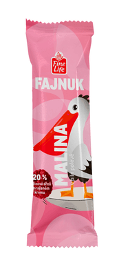Fine Life Fajnuk malina bílá poleva