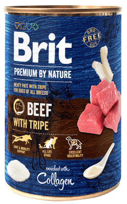 Brit Premium by Nature Masové paté s dršťkami pro psy