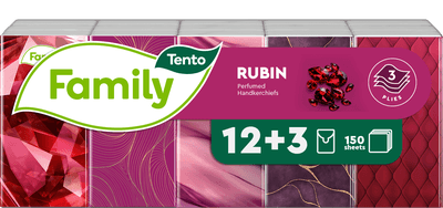 Tento Family Rubin kapesníčky, 3vrstvé