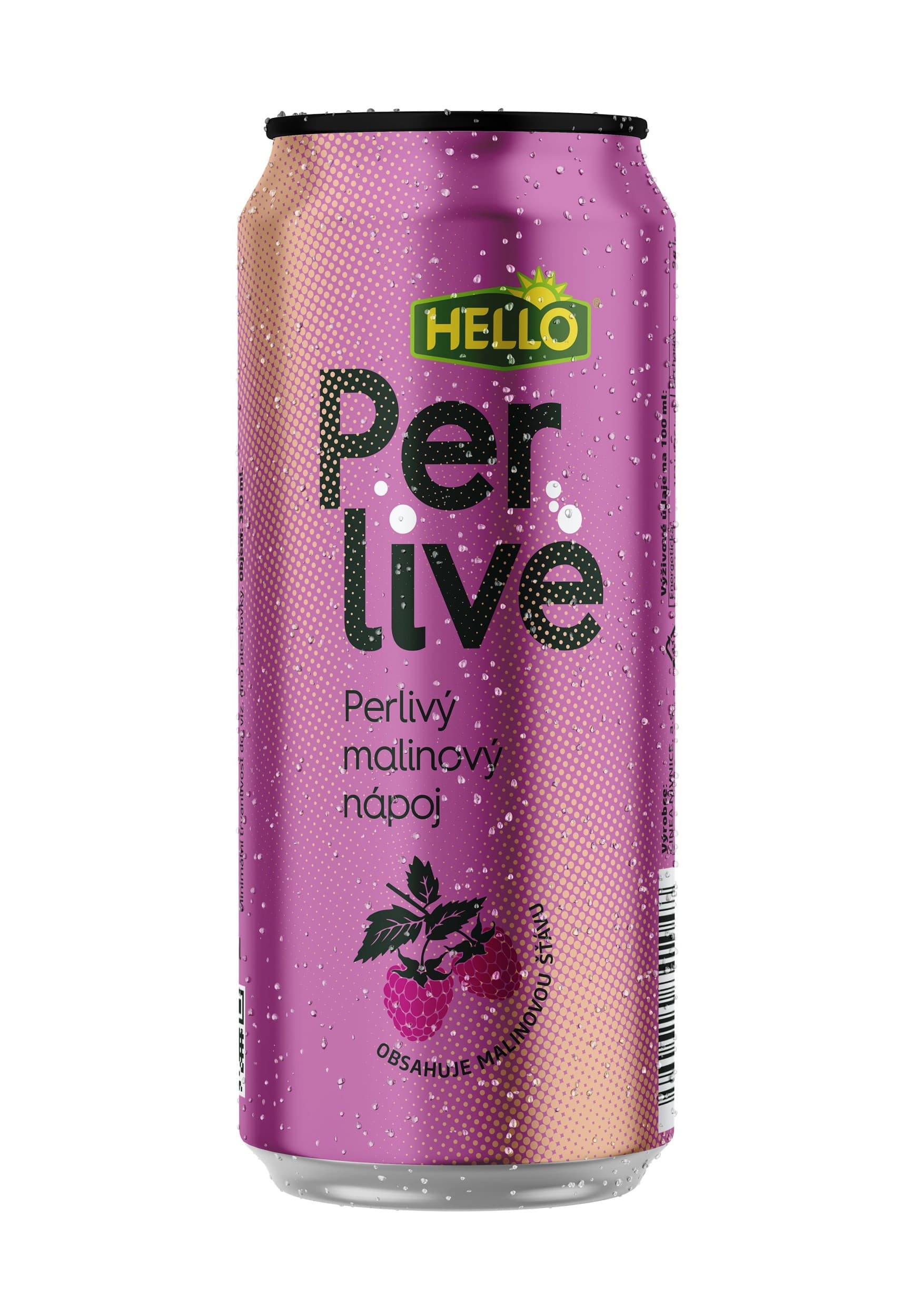 Hello Perlivé - Perlivý malinový nápoj