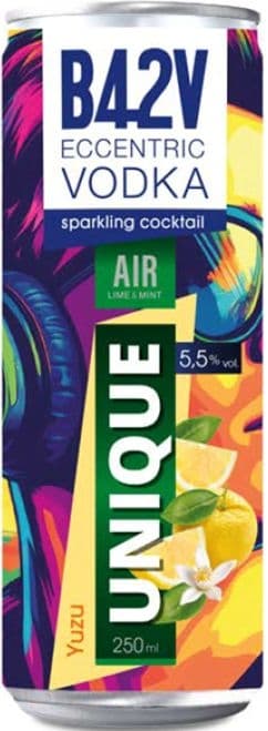 B42V Eccentric Vodka Air Yuzu 5,5% 0,25l
